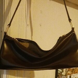 Zara Chic Black Shoulder Bag